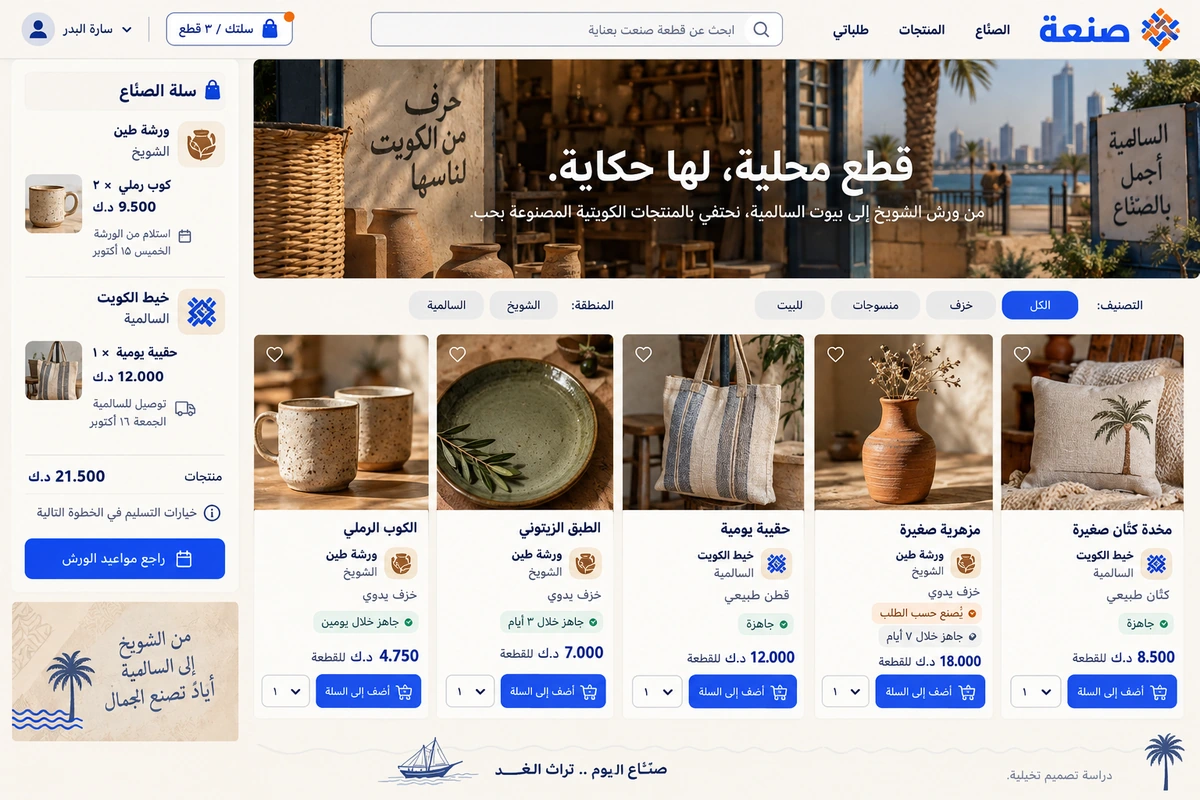 Sanah — fictional interface design